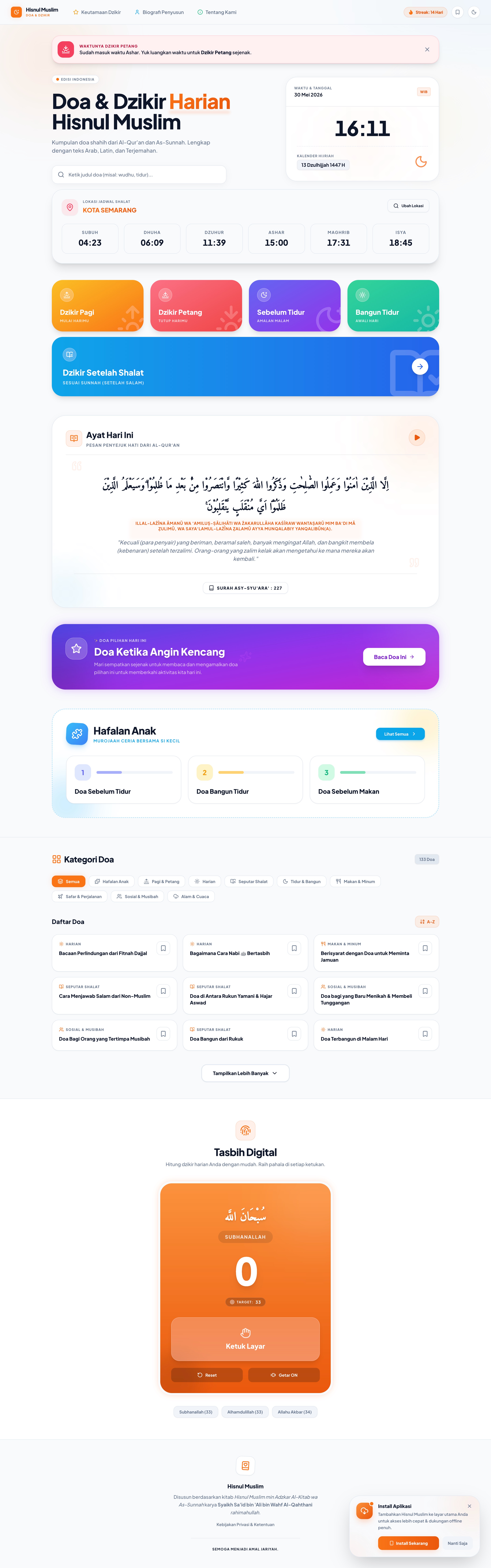 Preview website portofolio